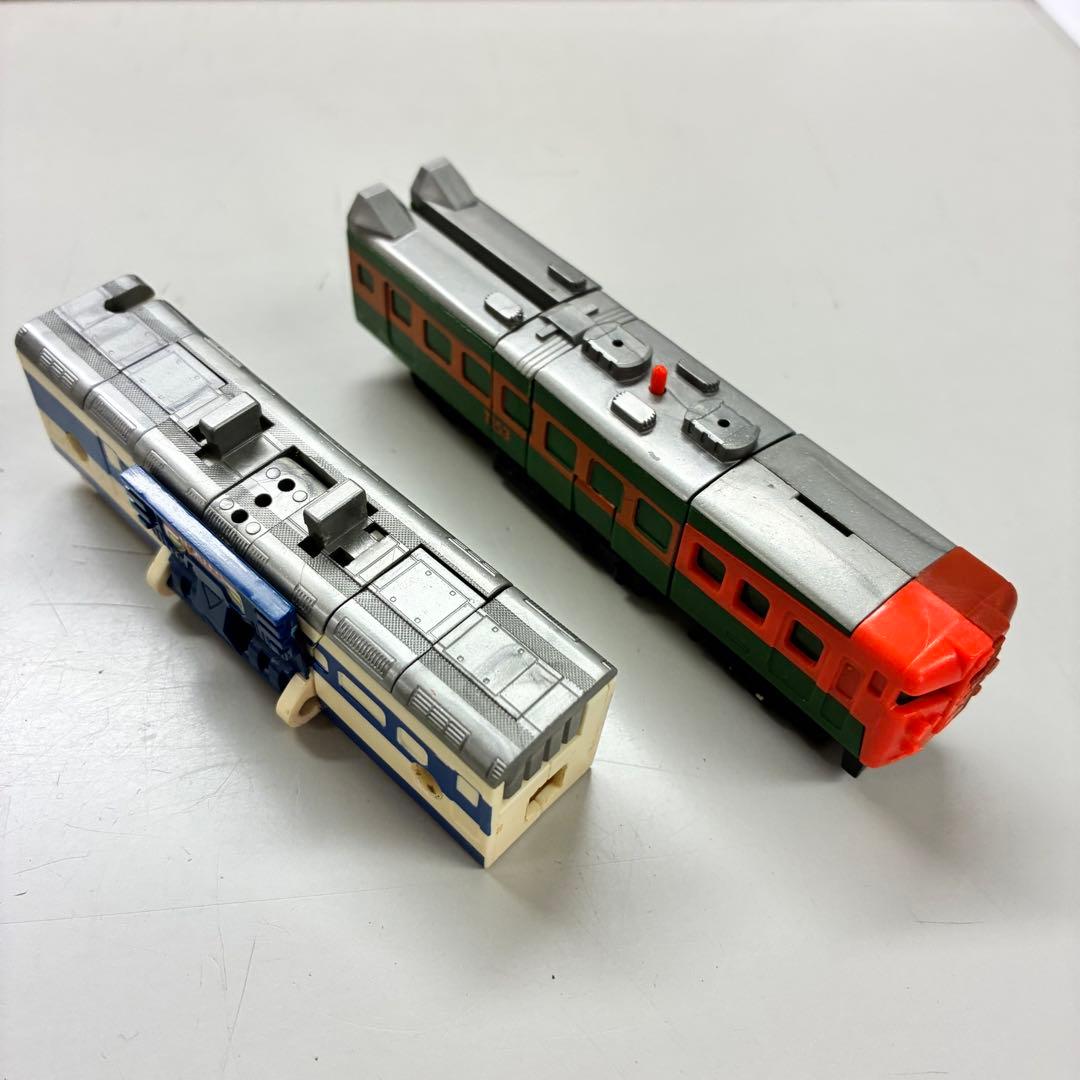 【ジャンク品欠品あり】当時モノ『ダイアクロン トレインロボ 6隊編成DXセット』