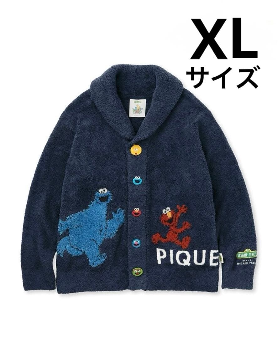 レア♡ジェラートピケ♡SESAME STREET ショールカーディガン XL