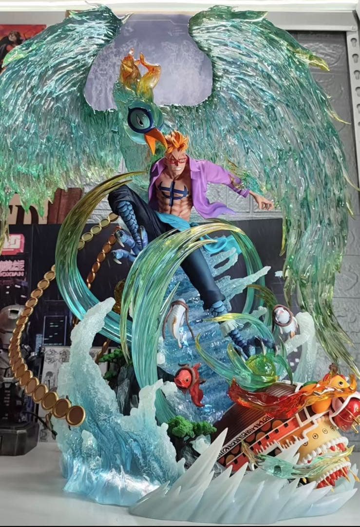 ワンピース マルコ ガレージキット ガレキ スタチューX②