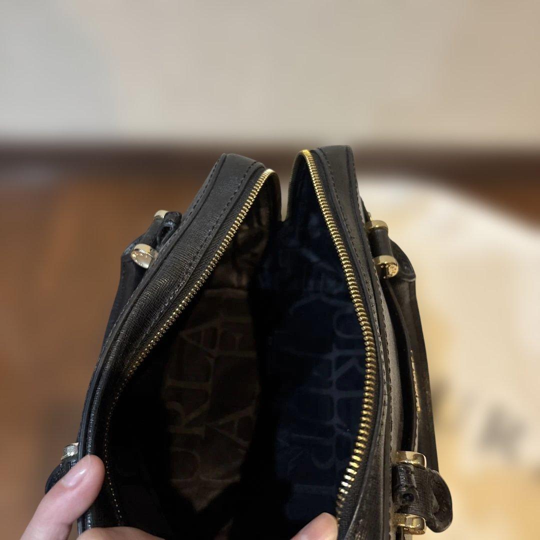 FURLA フルラ マーゴット ショルダーバッグ 2way 肩掛け レザー 黒