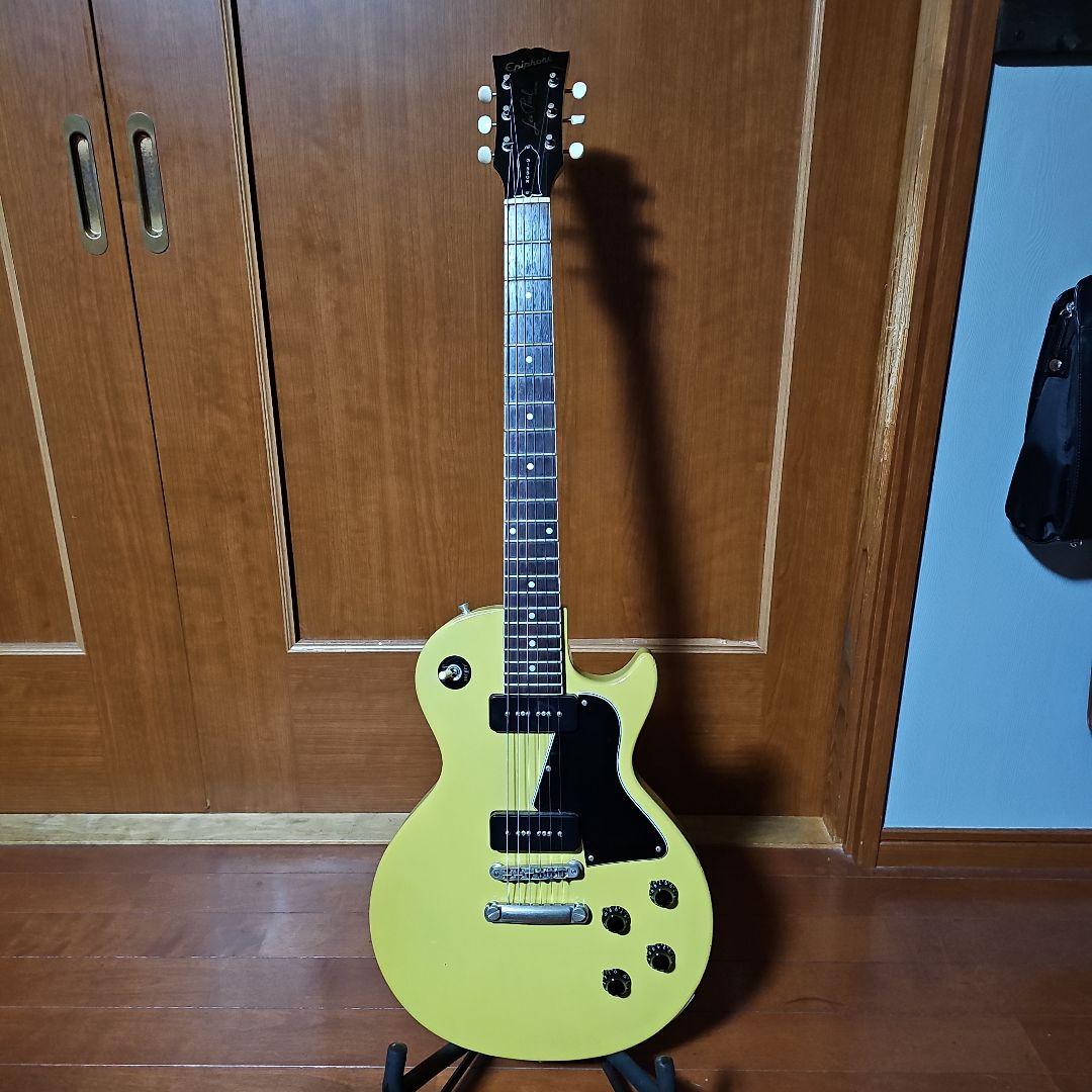 日本製　Epiphone Les Paul sp　tvイエロー