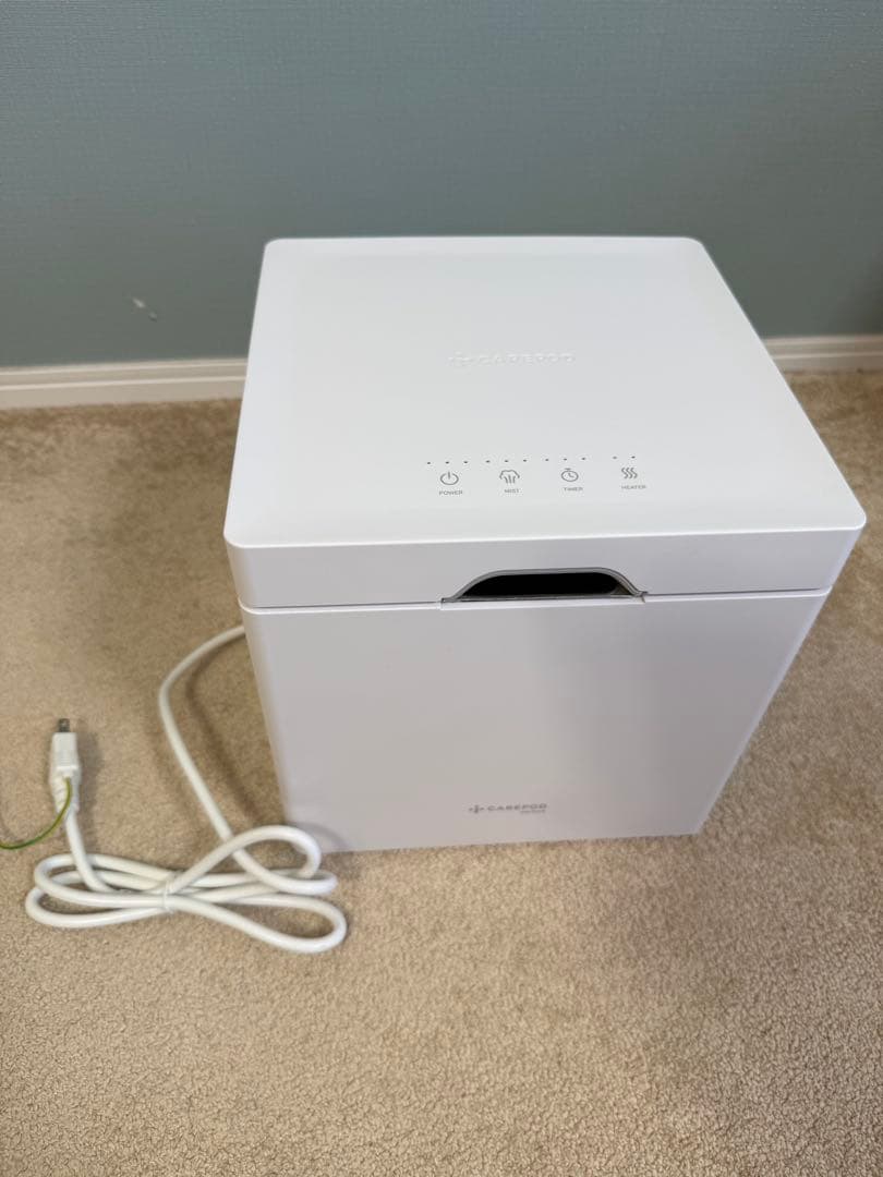 CAREPOD キューブ ハイブリッド式ステンレス加湿器（X50）