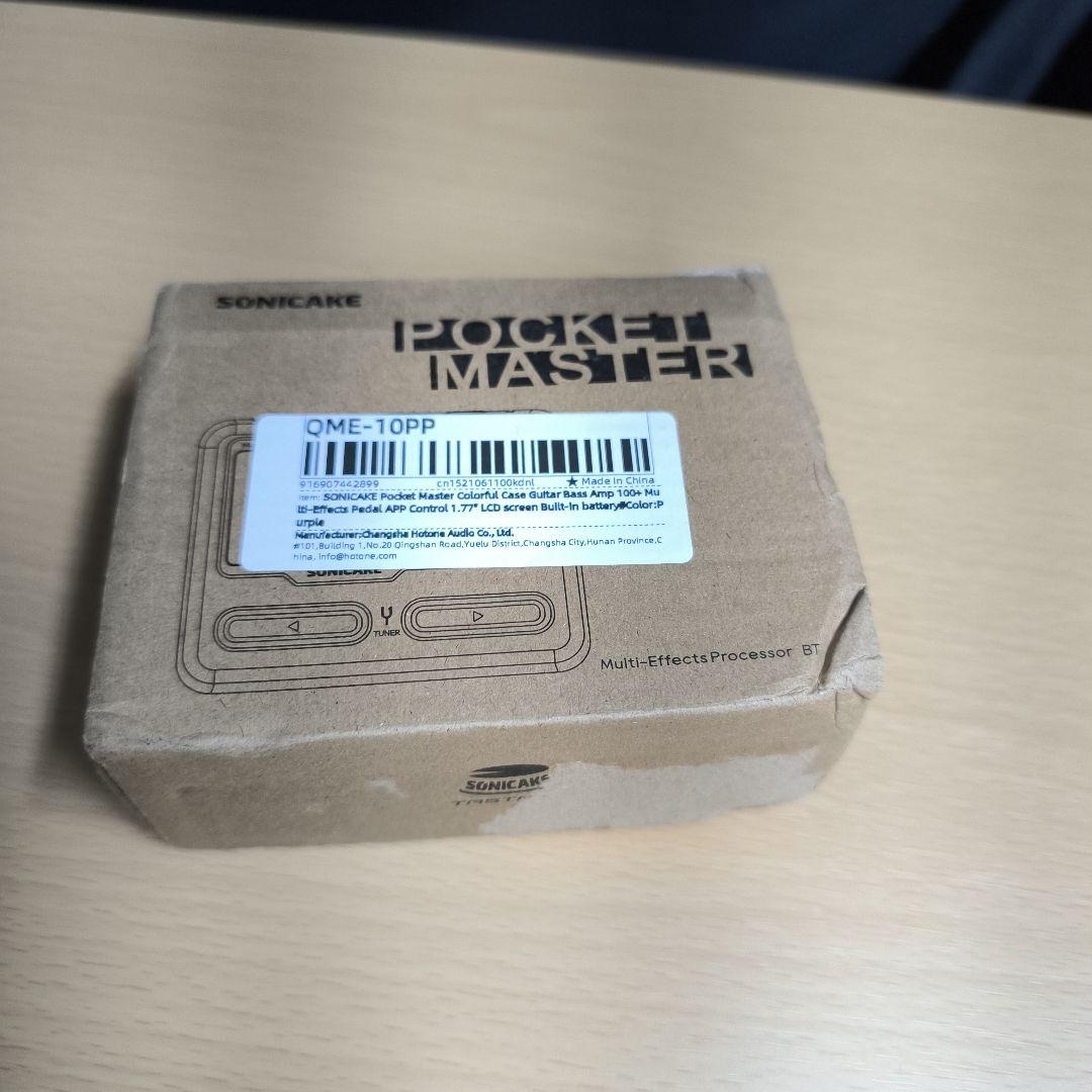 SONICAKE PocketMaster 　マルチエフェクター　パープル