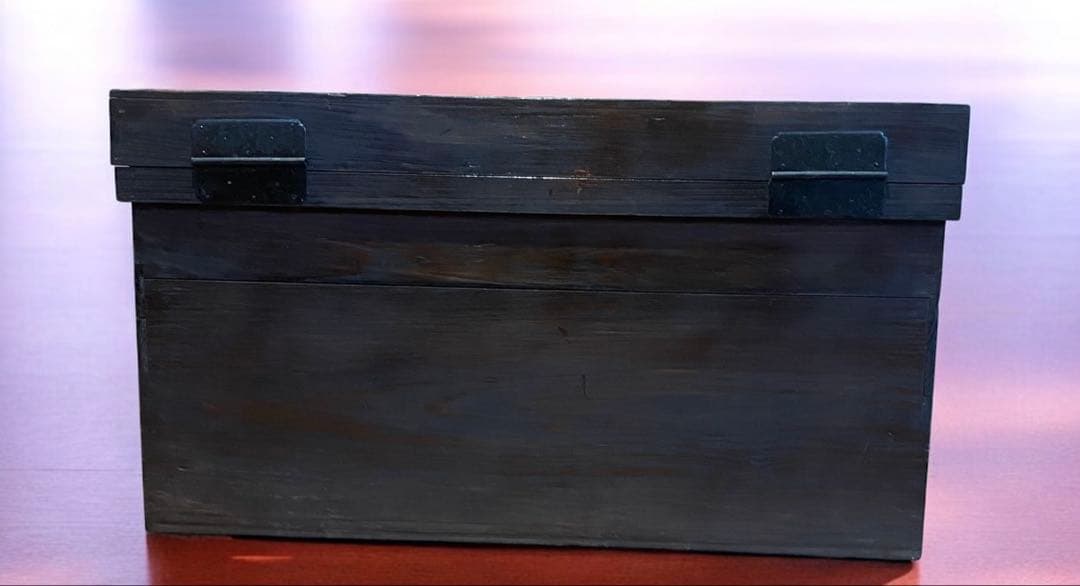 アンティーク　骨董★李朝箪笥　バンダジ　たんす　収納箱　87×44×47センチ