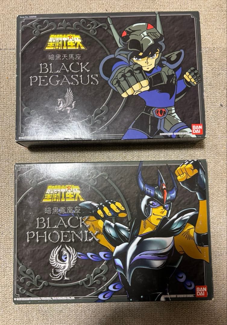 聖闘士星矢　香港　暗黒聖闘士　ブラックペガサス　ブラックフェニックス　希少
