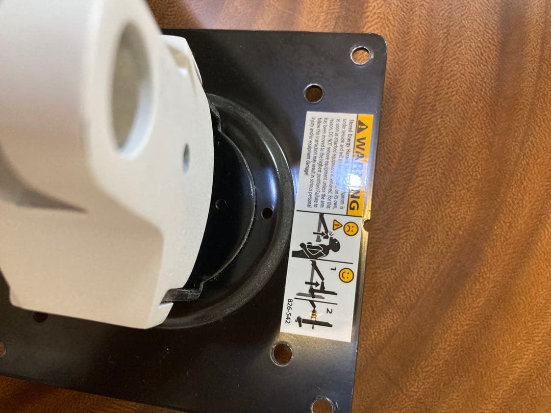 エルゴトロン　LX モニターアーム　デスクマウント　白　34インチ