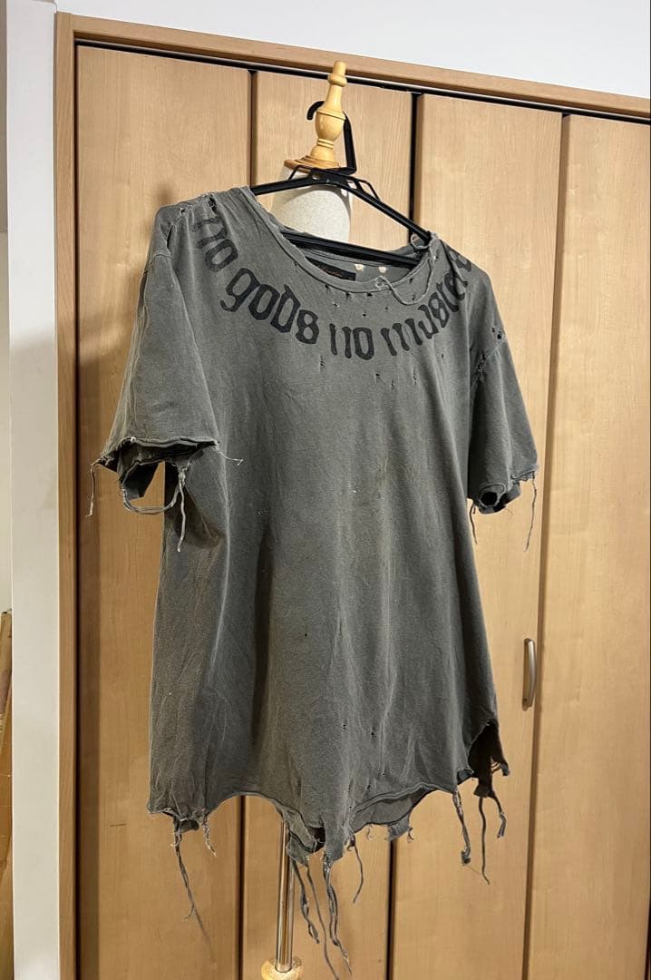 S*g様 アンダーカバーダメージ加工 Tシャツ ダークグレー