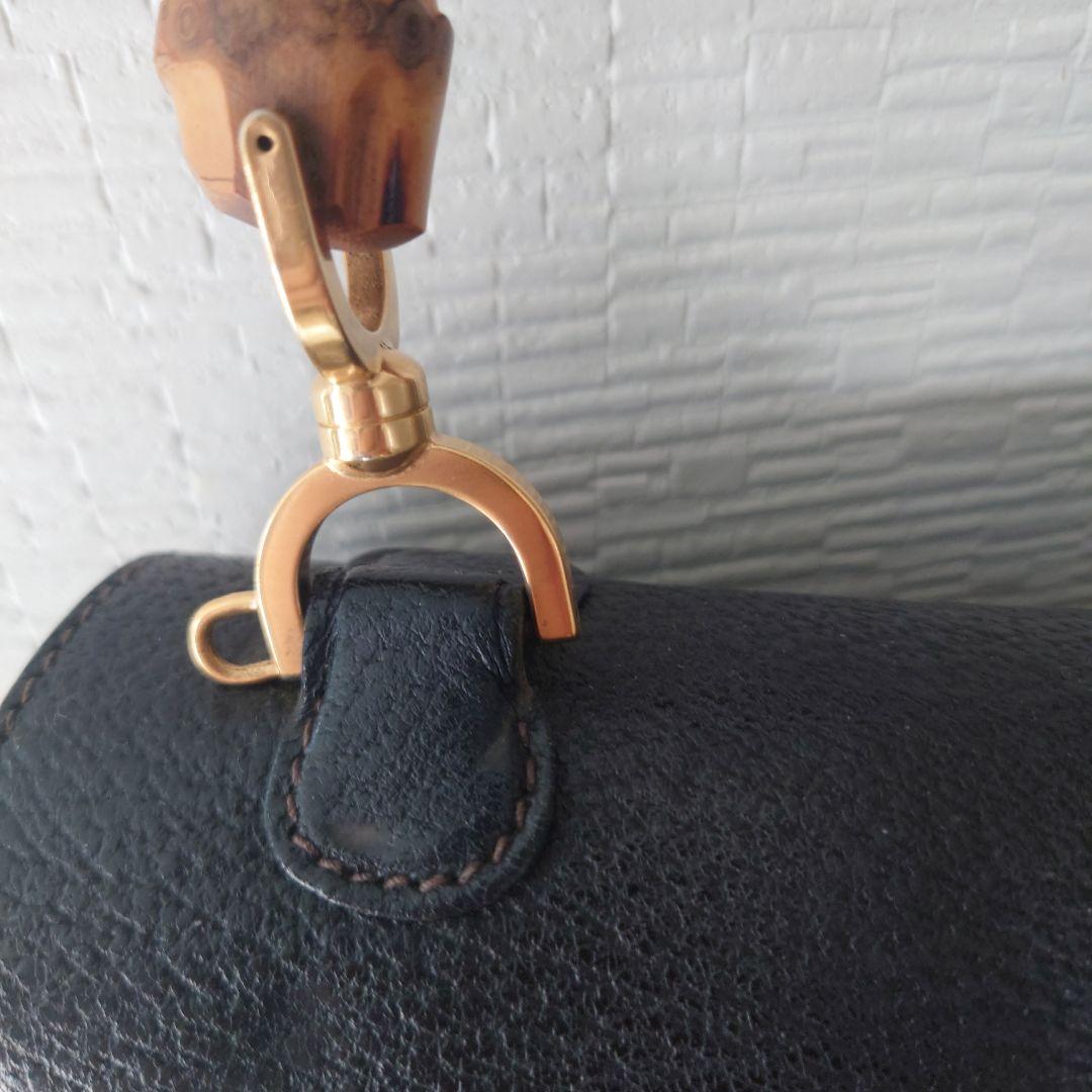 ヴィンテージ　オールド　GUCCI　バンブーバッグ　ショルダー