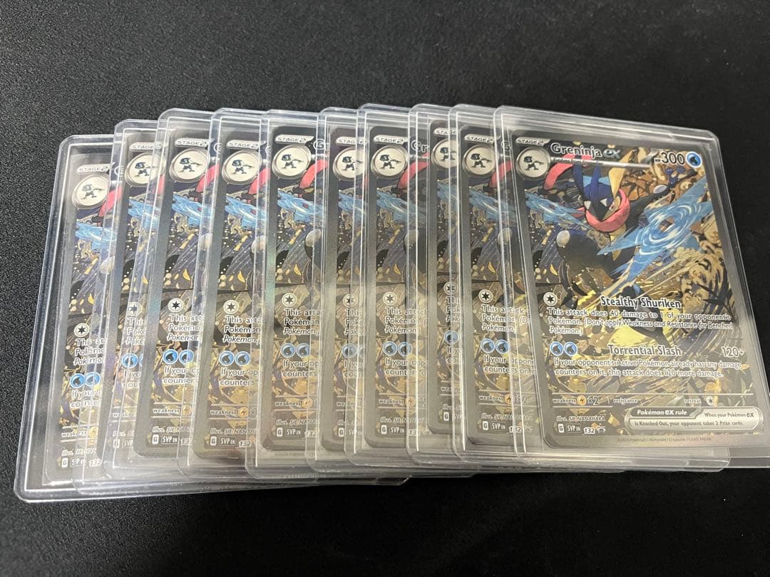 10枚セット　ゲッコウガex 英語 Greninja ex ポケモンカード