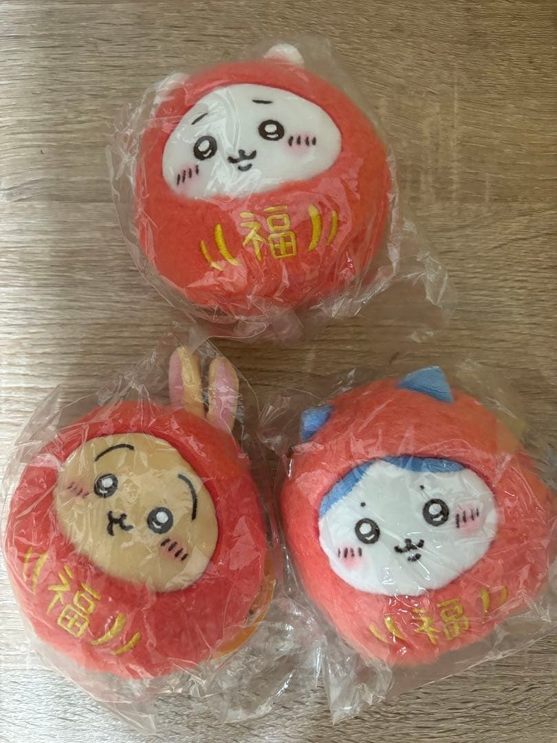 ちいかわ だるまになっちゃった！ころりん起き上がりこぼしぬいぐるみ（三個セット)