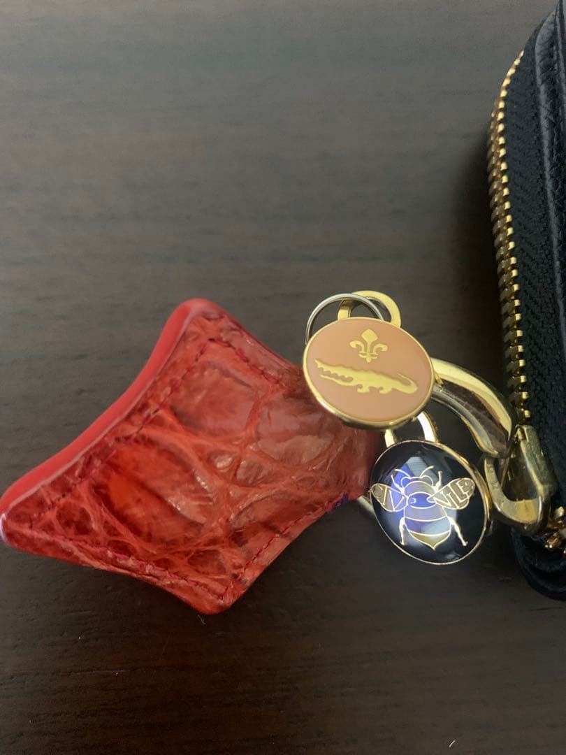 お*︎様 チビナイル　マットクロコダイル ウォレット