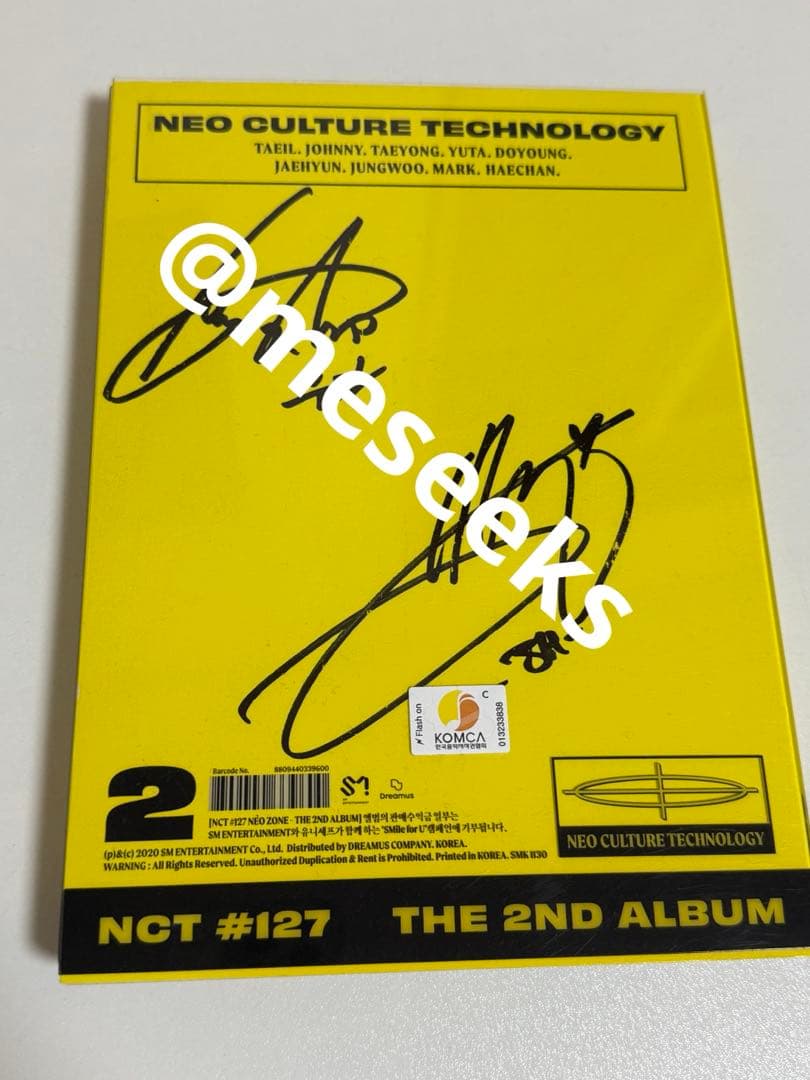 限定値下げ　NCT127 ジェヒョン ユウタ 直筆サイン入りアルバム
