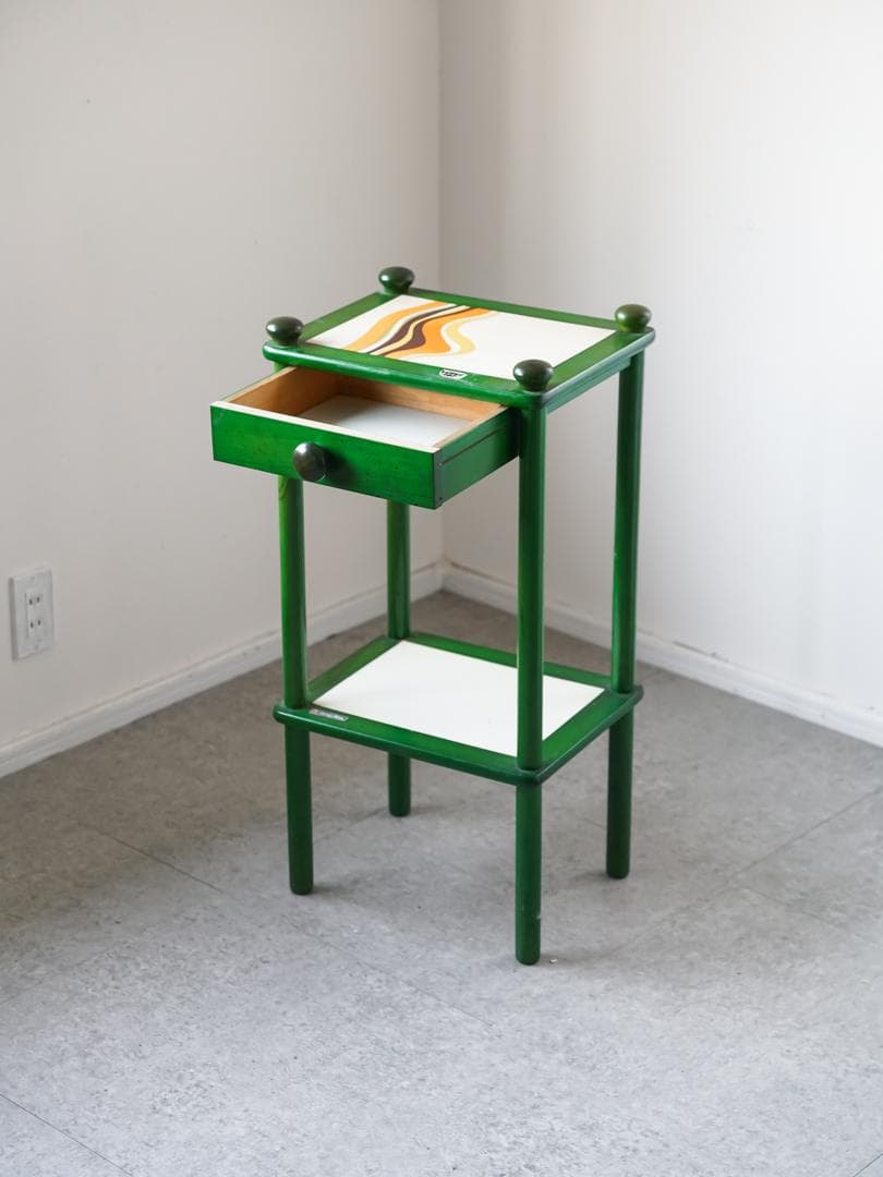 70-80's koizumi ヴィンテージ キャビネット/電話台 レトロポップ