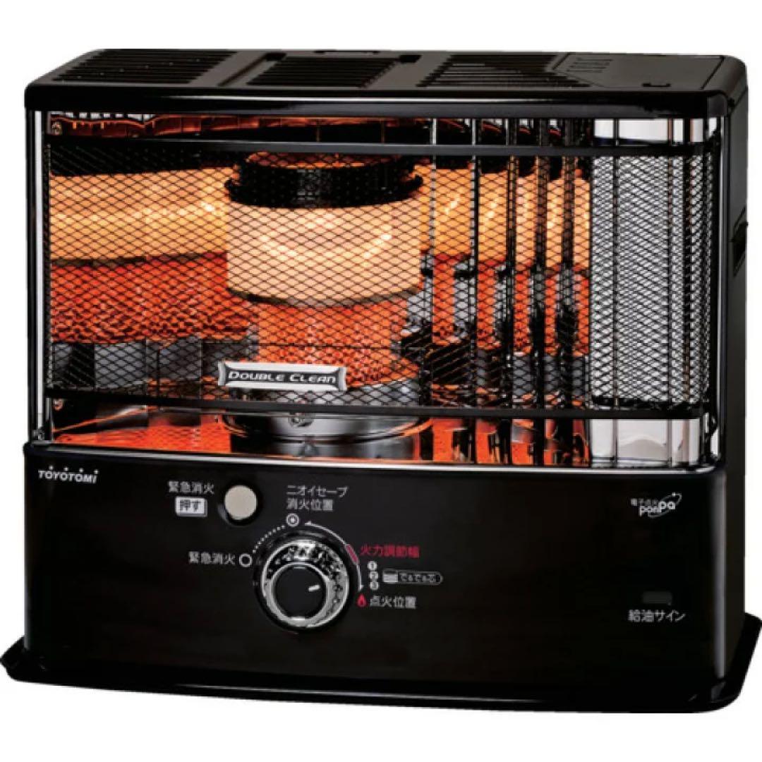 TOYOTOMI 反射形石油ストーブ RC-W3624(B) ブラック