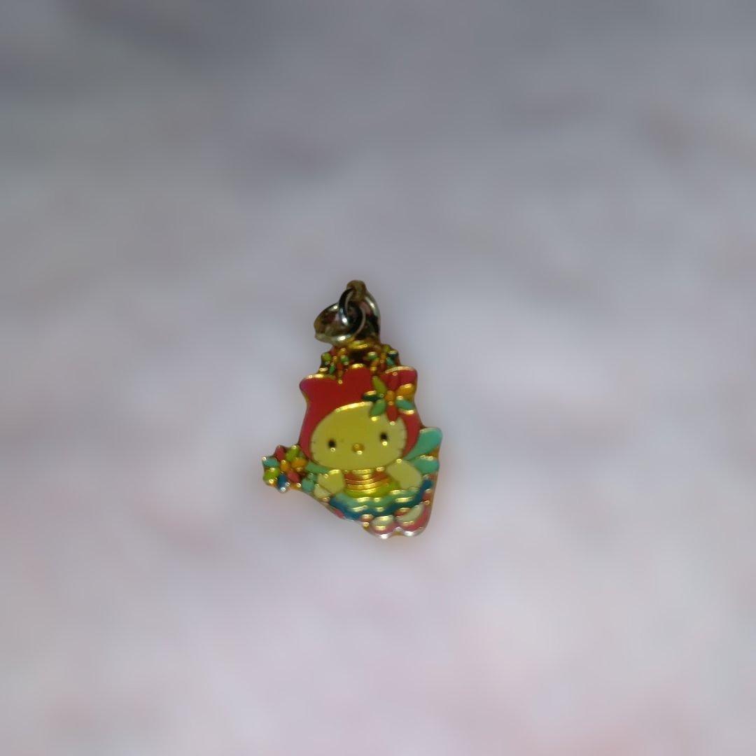 ハローキティ2001年超レアフラワー妖精エンジェルペンダントトップ