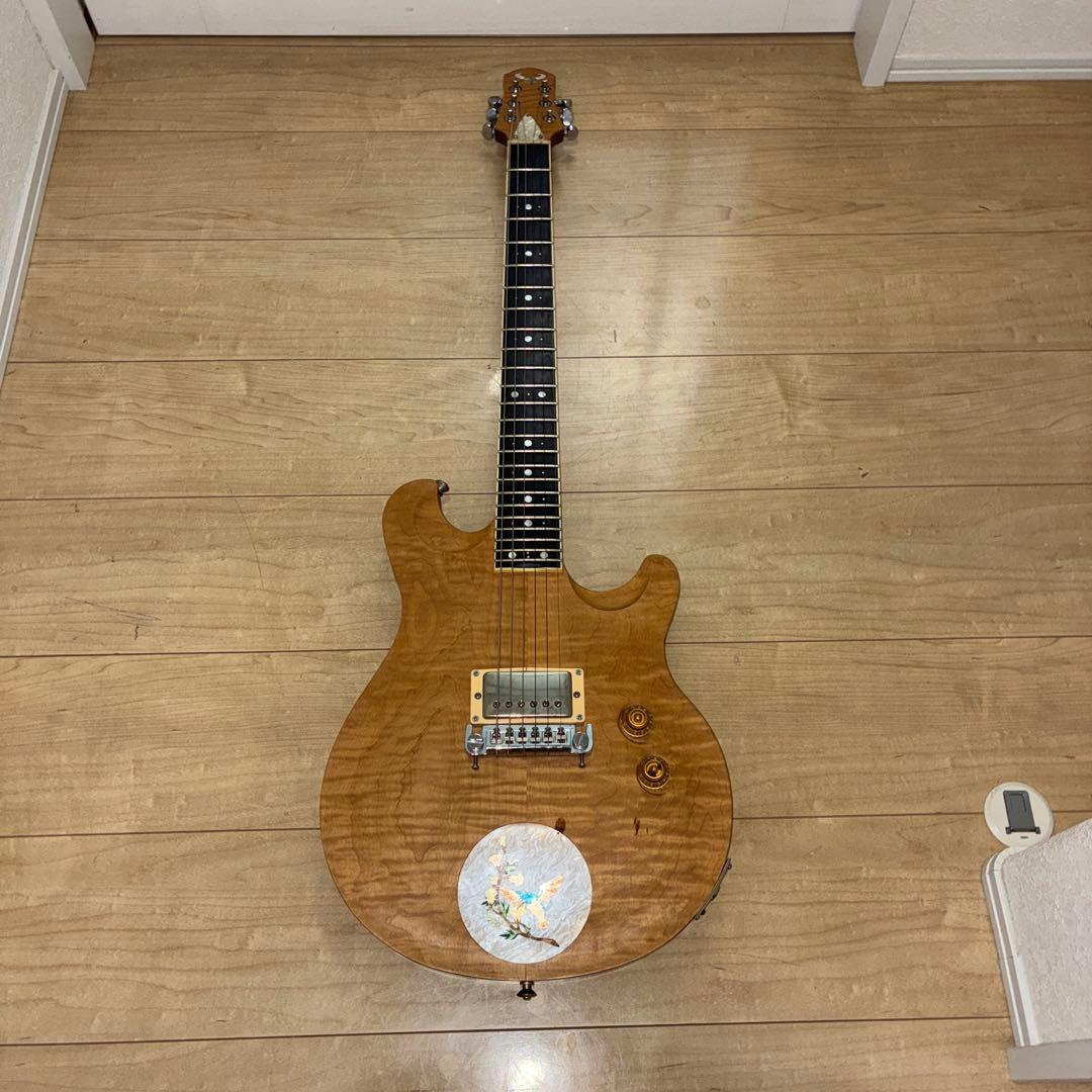 自作　エレキギター　詳細不明　かっこいいですがジャンク　ディマジオピックアップ