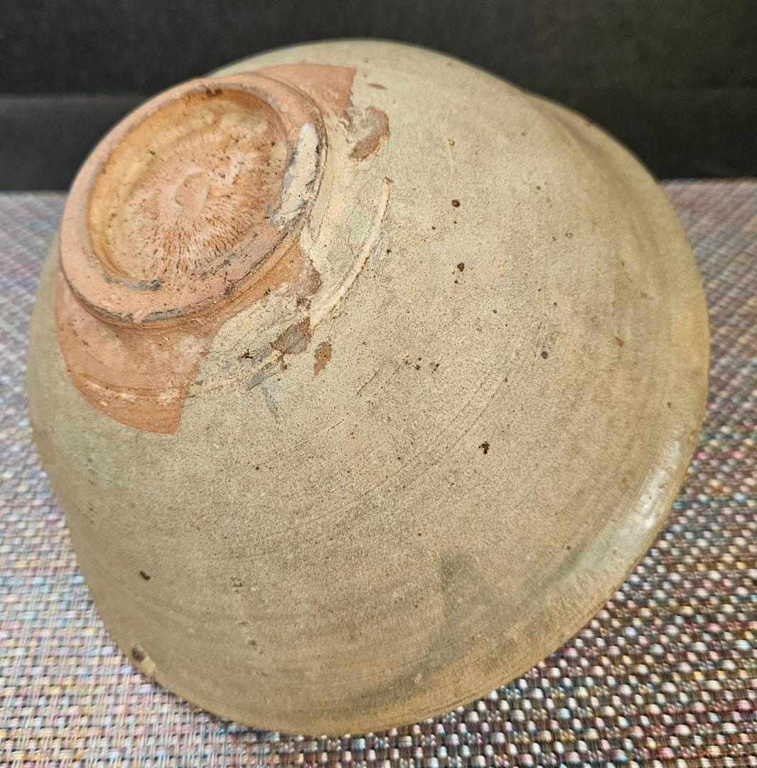 【名品❗】朝鮮古美術　朝鮮古陶磁器　古玩　高麗三島茶碗　李朝青磁輪線茶碗　古陶磁