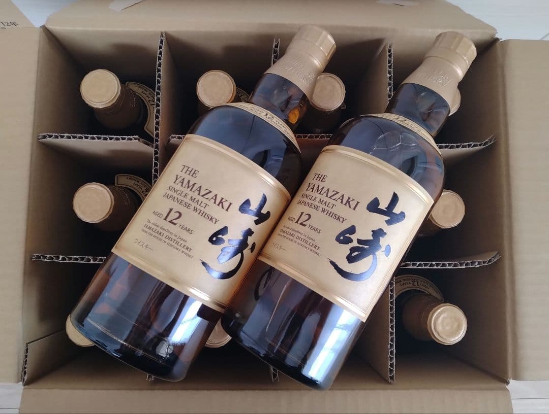 サントリーシングルモルトウイスキー山崎12年700ml 12本セット