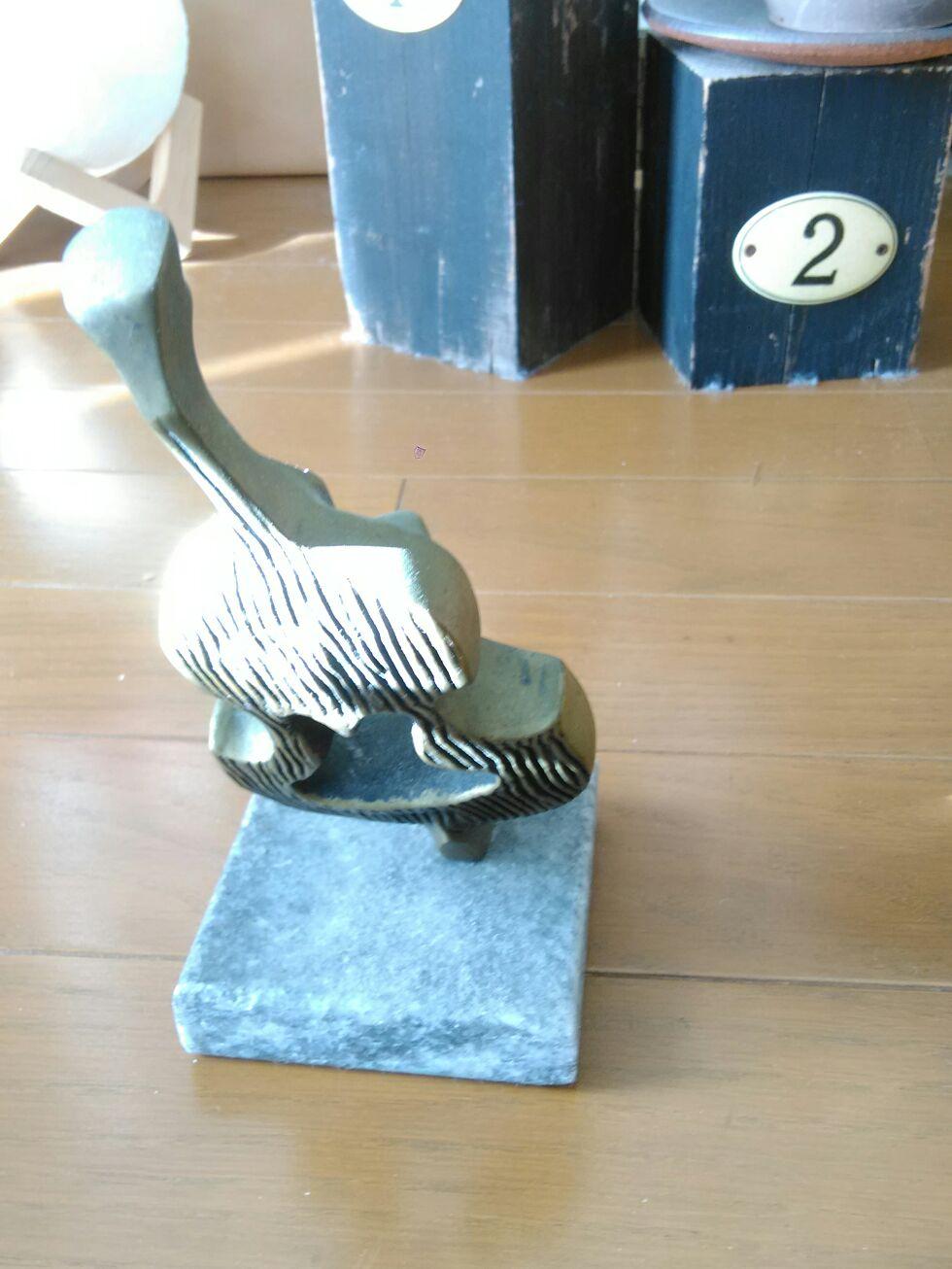 Jazz アートオブジェ　ブルーノート　ウッドベース