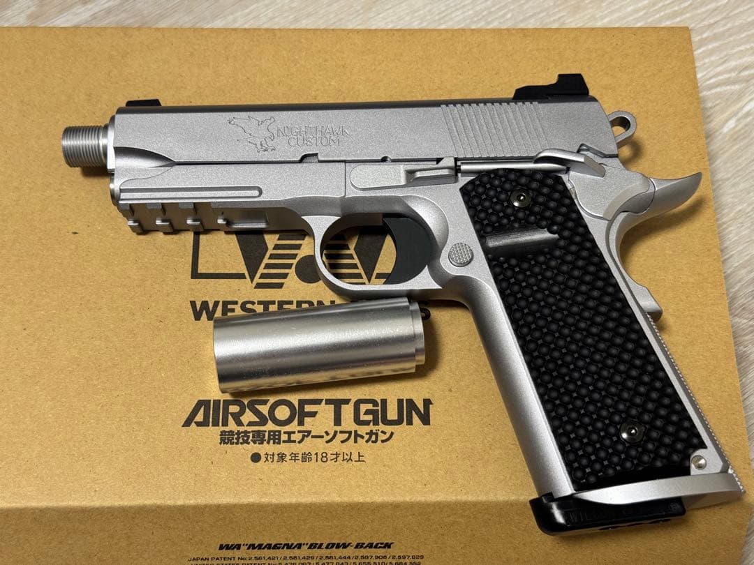 WESTERN ARMS ナイトホークカスタム プロフェッショナル サイレンサ付