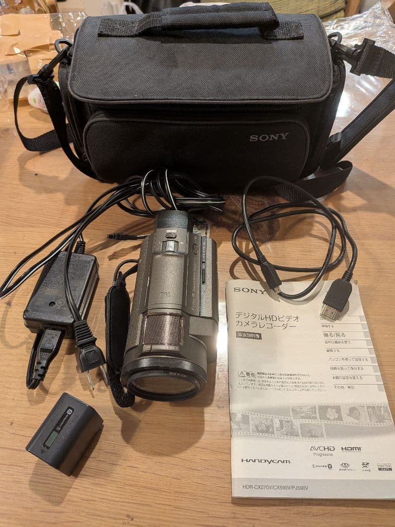 SONY FDR-AXP35 4Kビデオカメラ プロジェクター内蔵