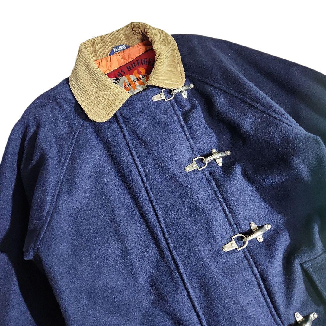   ファイヤーマン中綿キルティング・ウールコート039