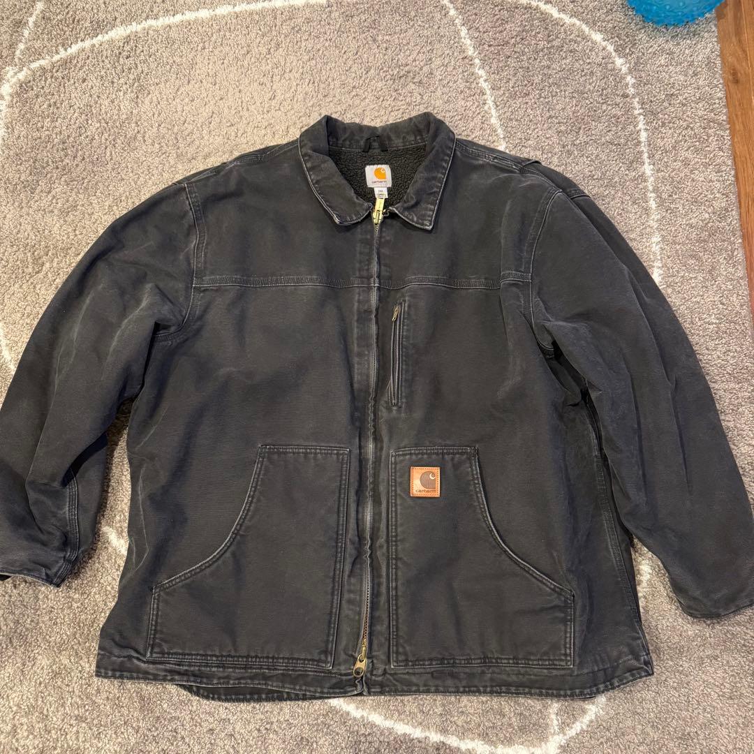 Carhartt 黒 ジップアップジャケット