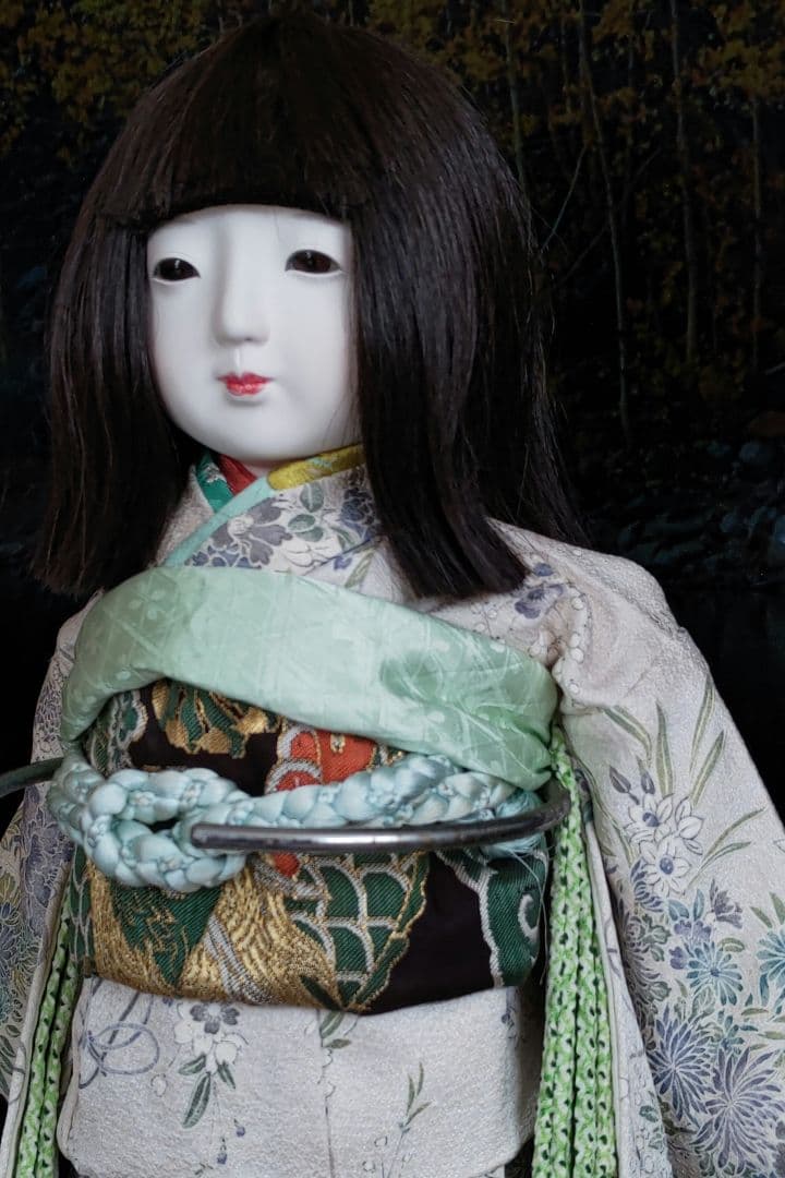 工房朋50センチ人毛、誂えの一点もの着物一式