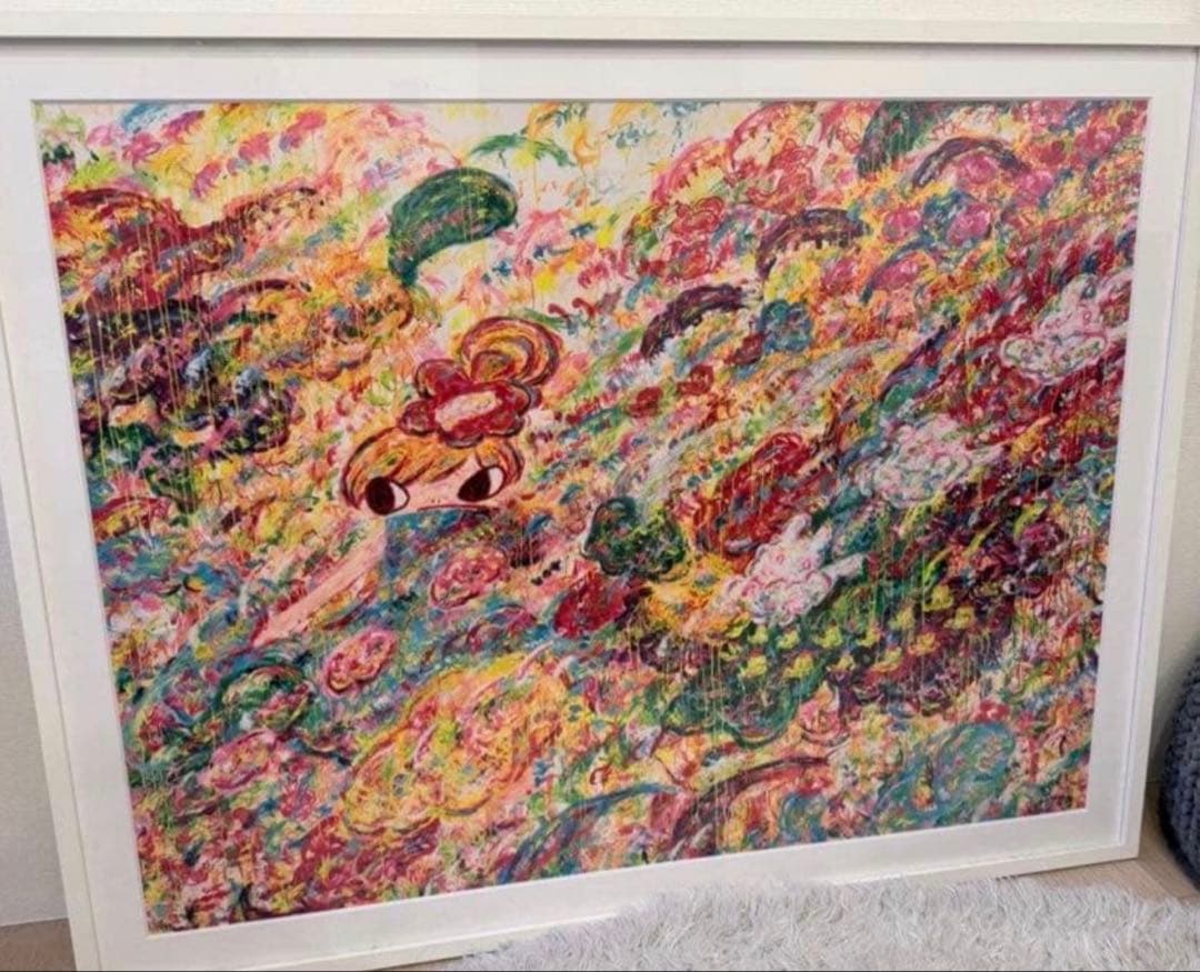 ロッカクアヤコ Untitled 額装込み　COA有り