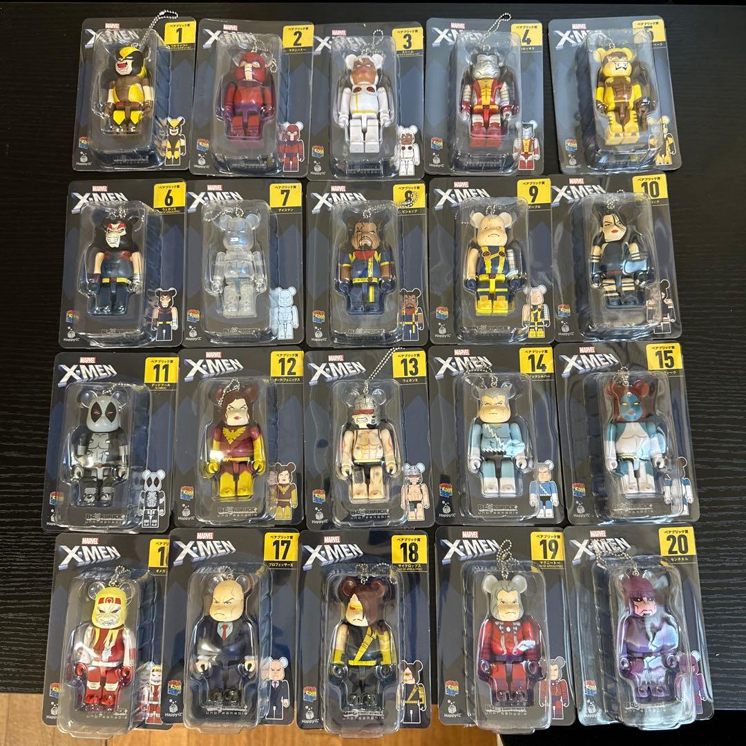 MARVEL X-MEN Happy くじ ベアブリック コンプリート