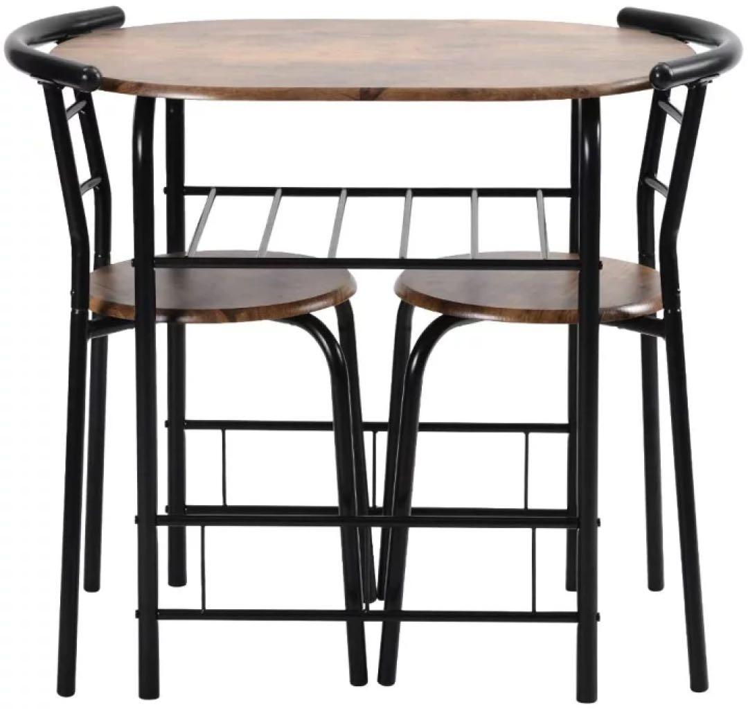 円形ダイニングテーブル 3点セット