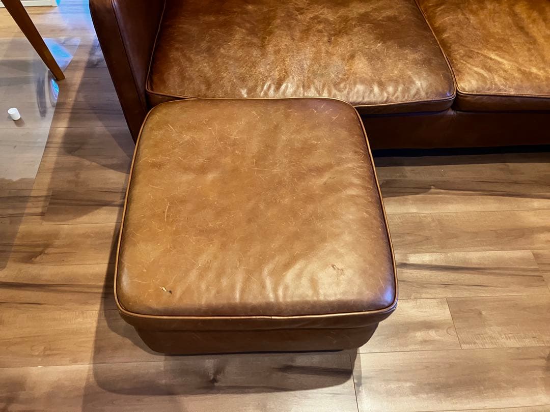 five by five ACTUS オットマン レザー ブラウン