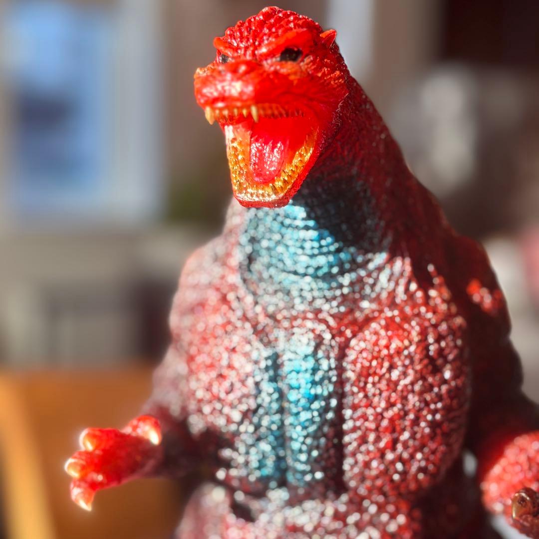 東宝30cmシリーズ ゴジラ(1995) カスタム　オレンジVer. 後藤彩色所