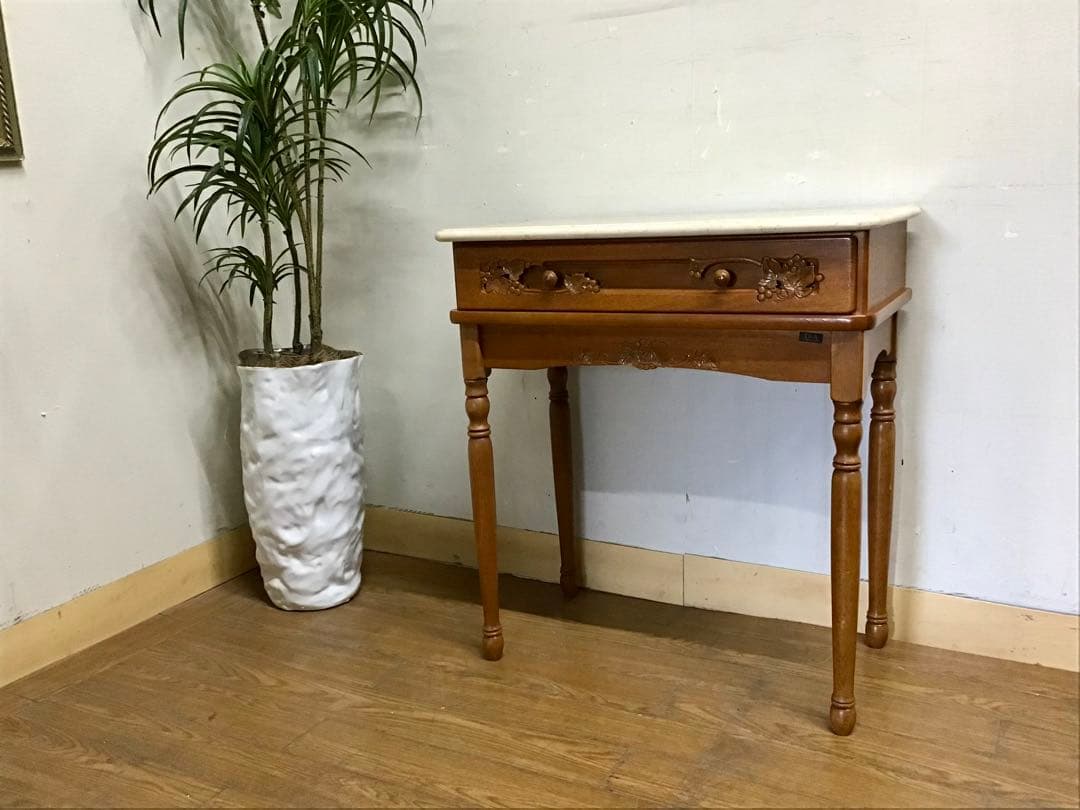 管167☆D&A YOSHIKAWA☆大理石☆コンソールテーブル