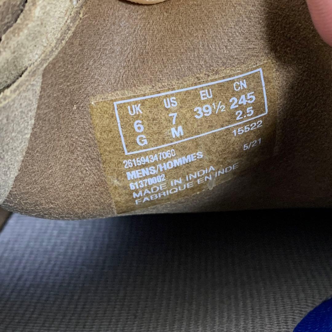 Clarksクラークス ワラビーシューズ 24.5cmサンドベージュ スウェード