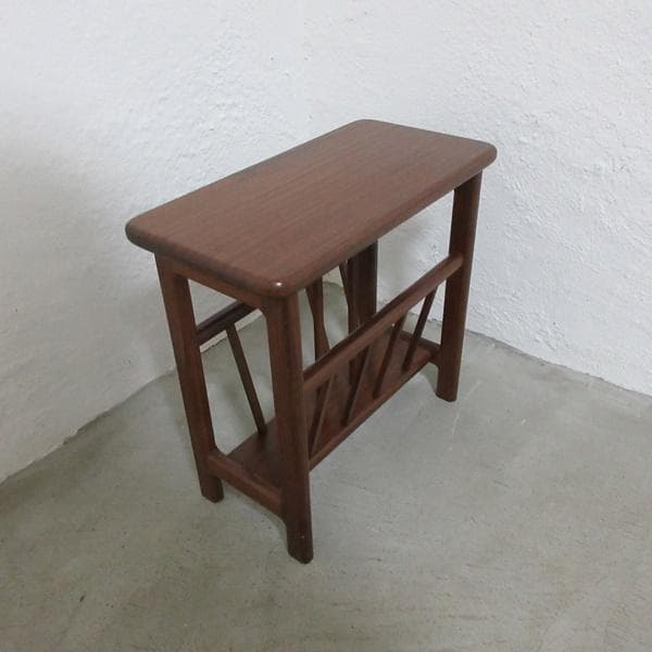 イギリス ビンテージ 家具 マガジンラック 新聞入れ 収納 英国 6087e