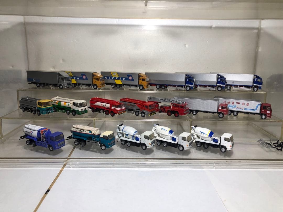 絶版 22台まとめ TOMYTECトラック・トレーラーコレクション他 ケース付