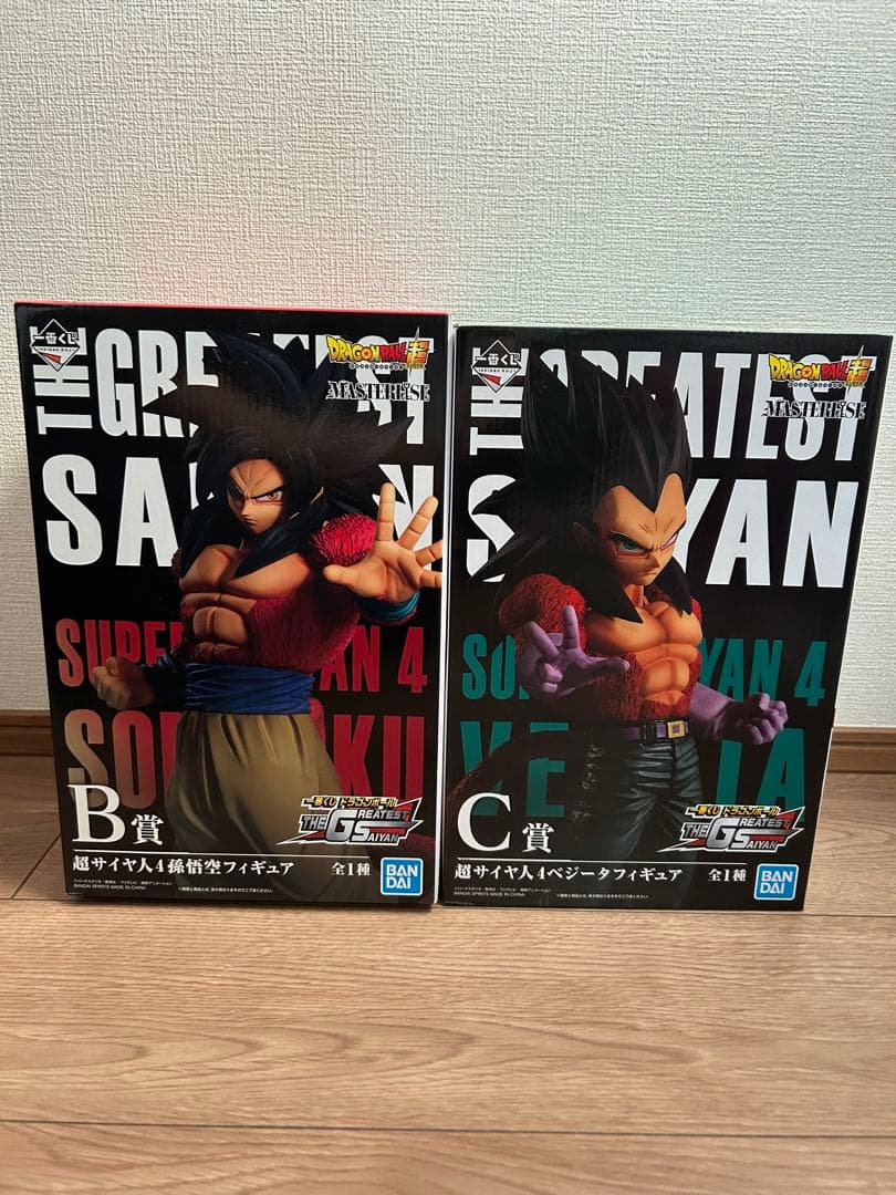 バンダイ MASTERISE 超サイヤ人4 孫悟空 ベジータ