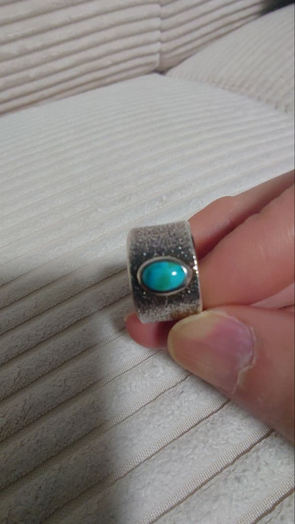 ダリルビゲイ　ターコイズリング　トゥファスキャスト