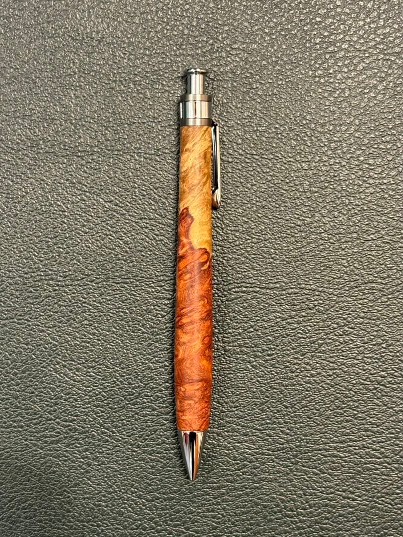 工房楔　花梨紅白　ペンシル楔　花梨瘤　 シャーペン 0.5ミリ