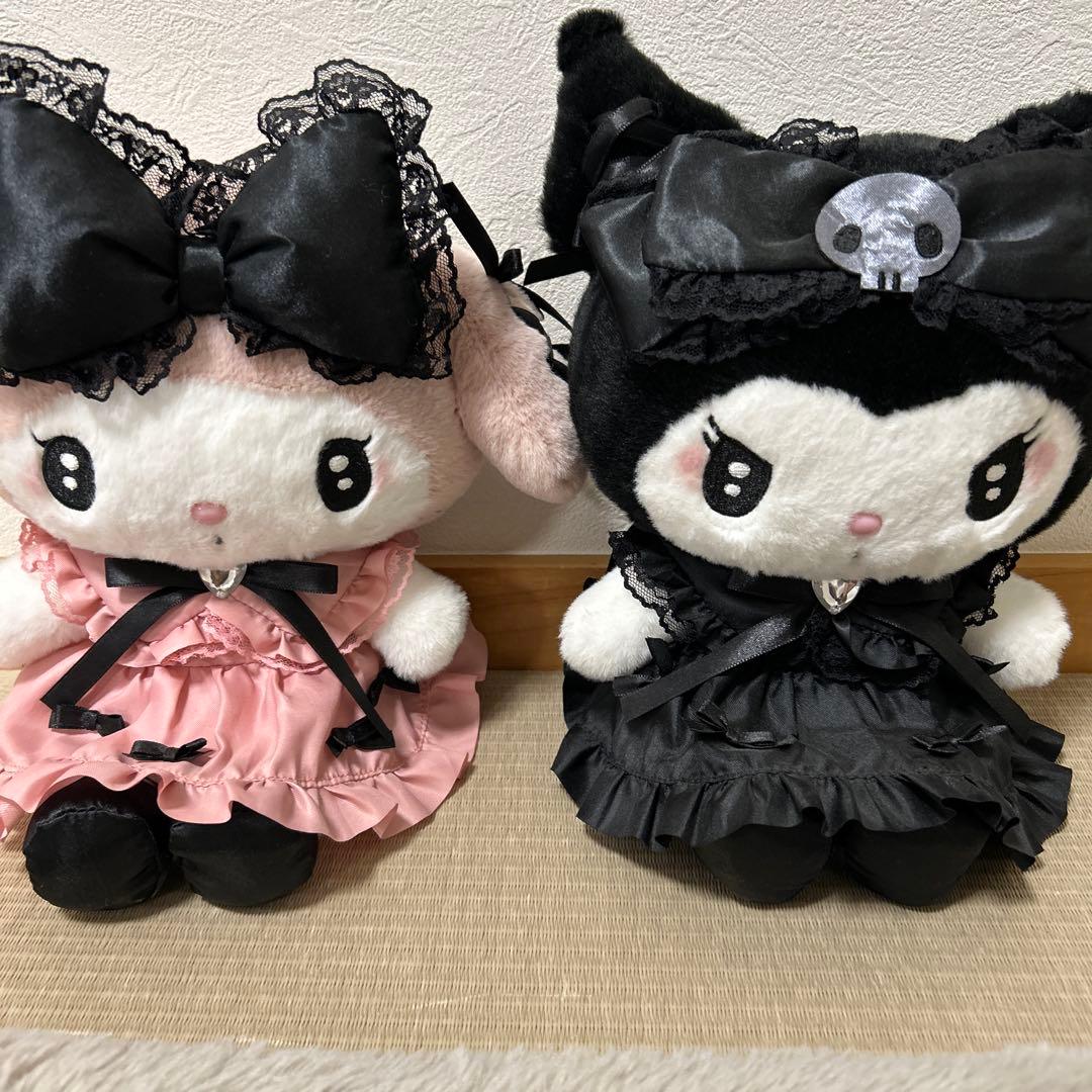 真夜中のメロクロ 第一弾 マイメロディ クロミ ぬいぐるみ