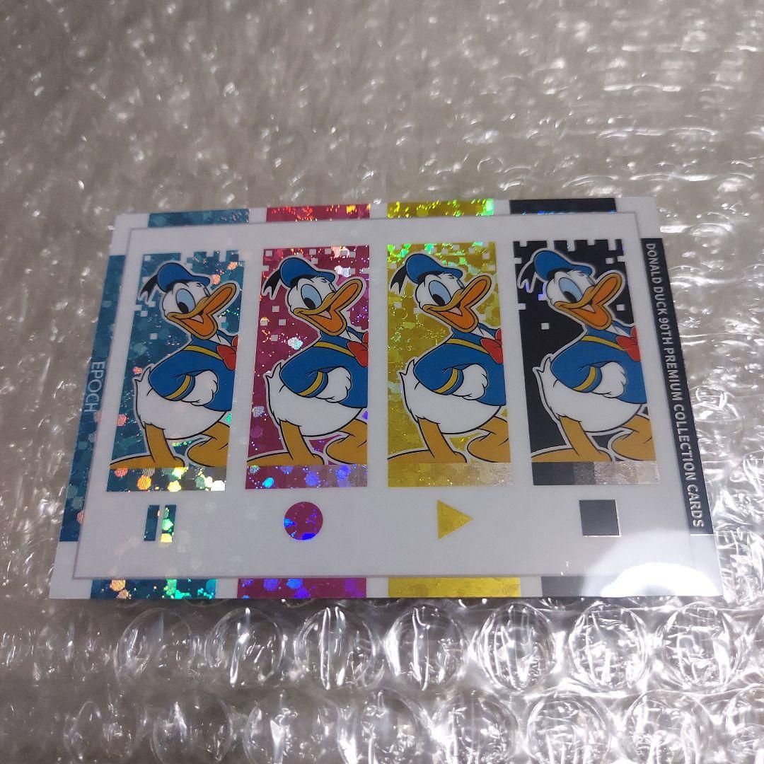 ドナルド90周年 プレミアムコレクションのカードシリアルナンバー付き1/75