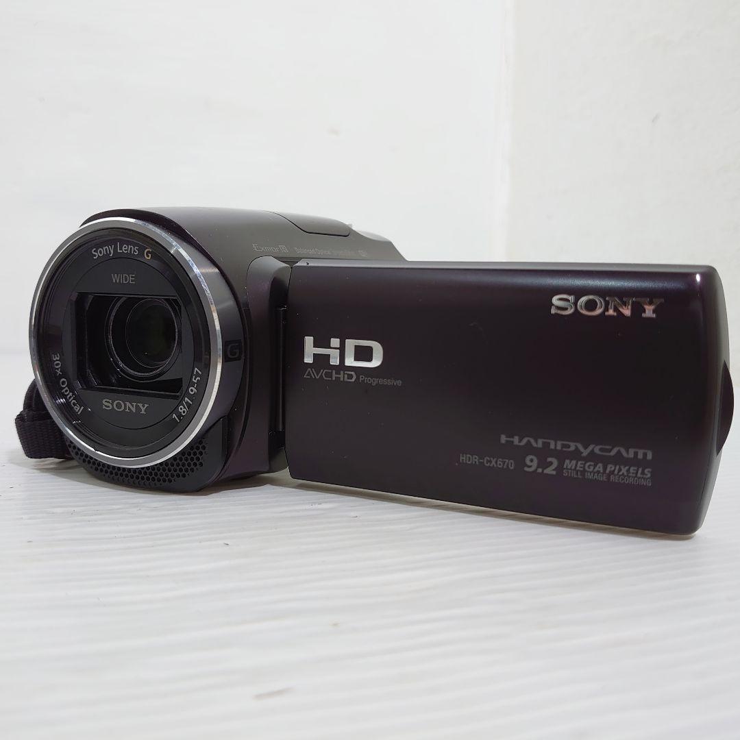 動作ok　SONY　Handycam HDR-cx670 15年