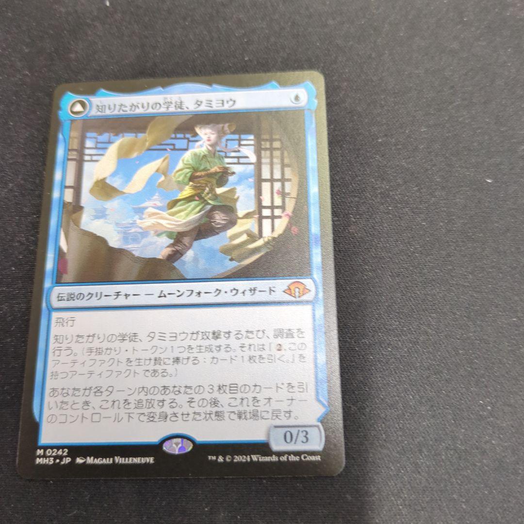 mtg神話レア1枚　知りたがりの学徒、タミヨウ