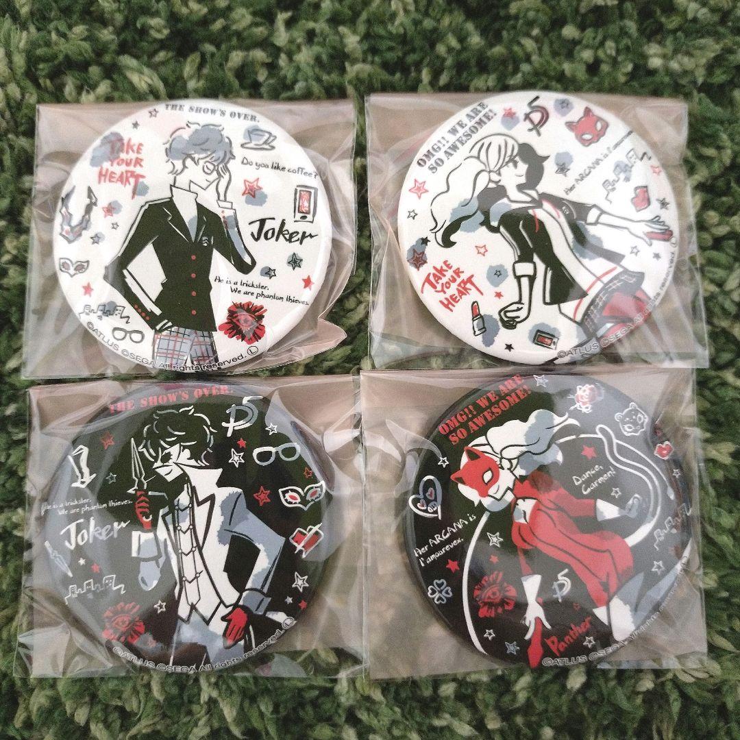 ペルソナ5サンリオカフェ缶バッジ