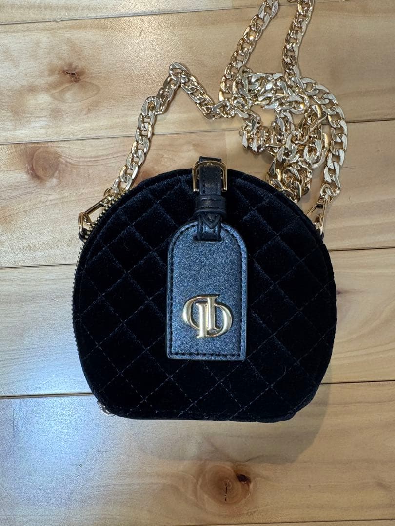 Darich ベロアキルティング ショルダーバッグ