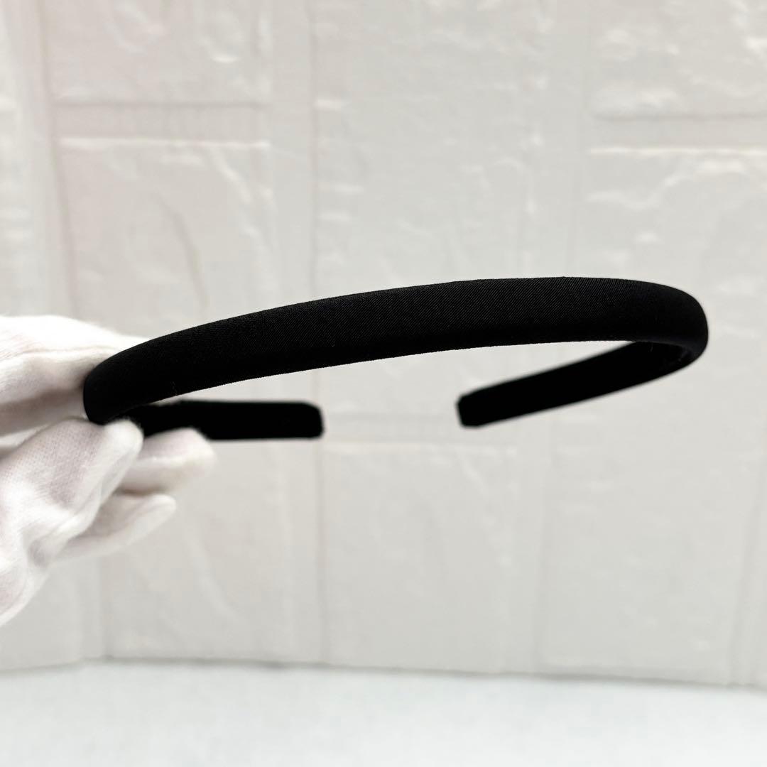 【未使用級】アレクサンドルドゥパリ　カチューシャ　黒　1cm TIMELESS