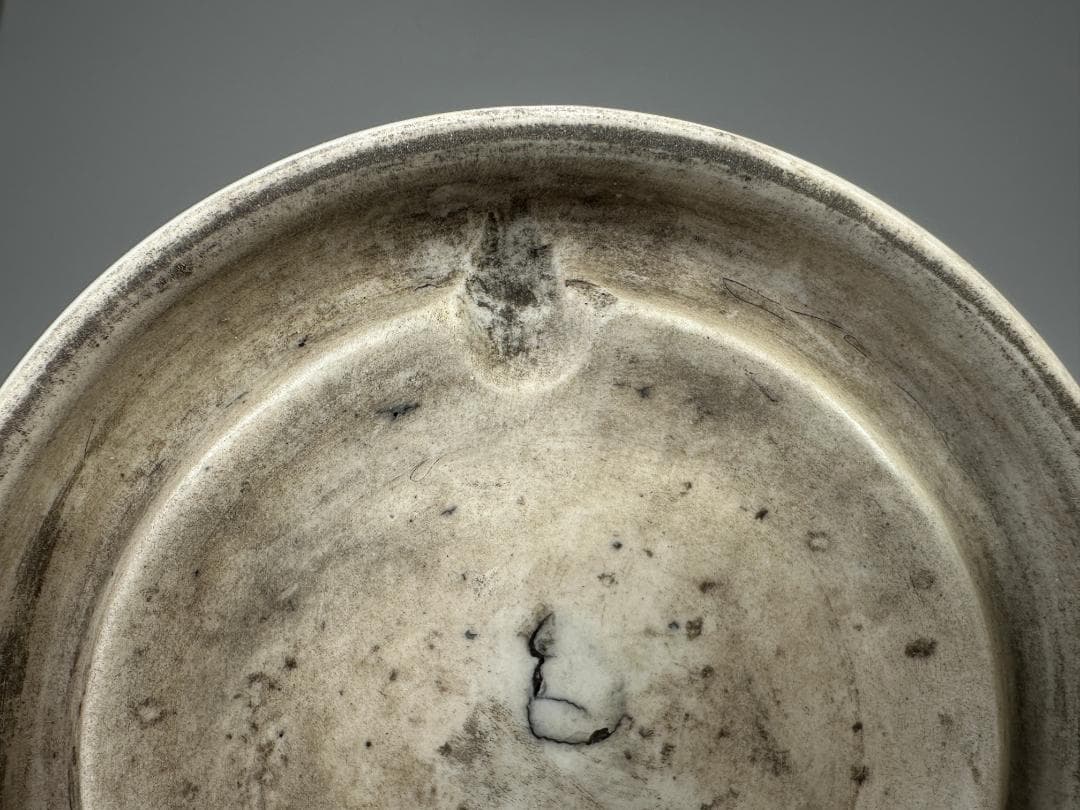 中国美術　清時代　文房具　香道具　青花花蝶文　染付　火入　硯 唐物 旧家蔵出し