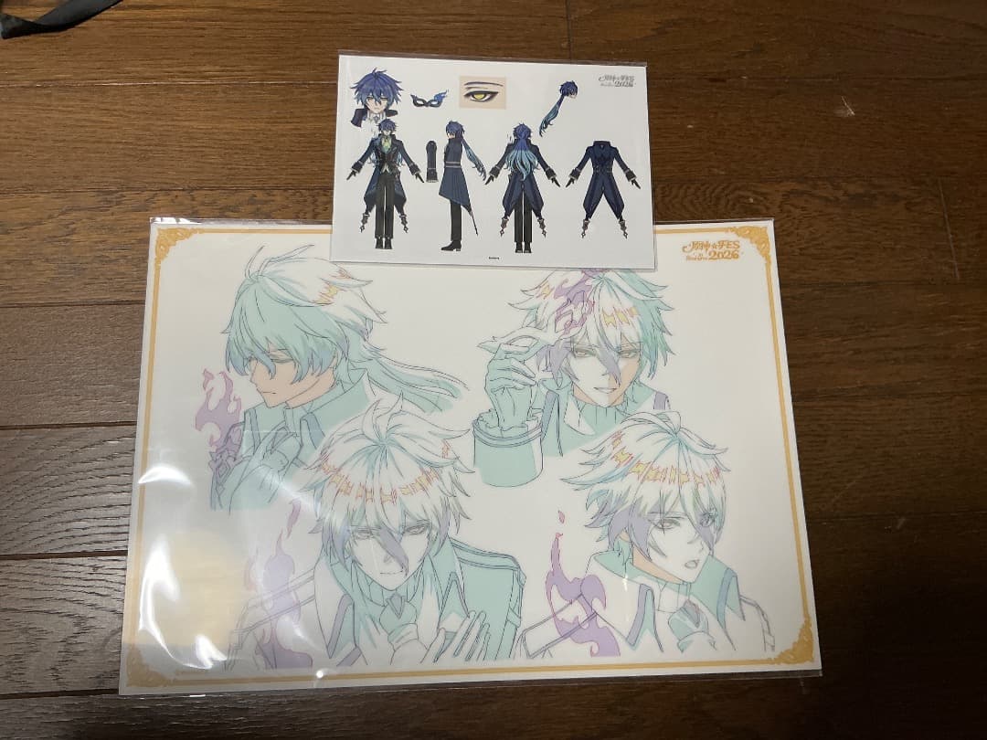 原神 fes 会場限定 vip入場特典 原画 PVCデスクマット フリンズ 2点