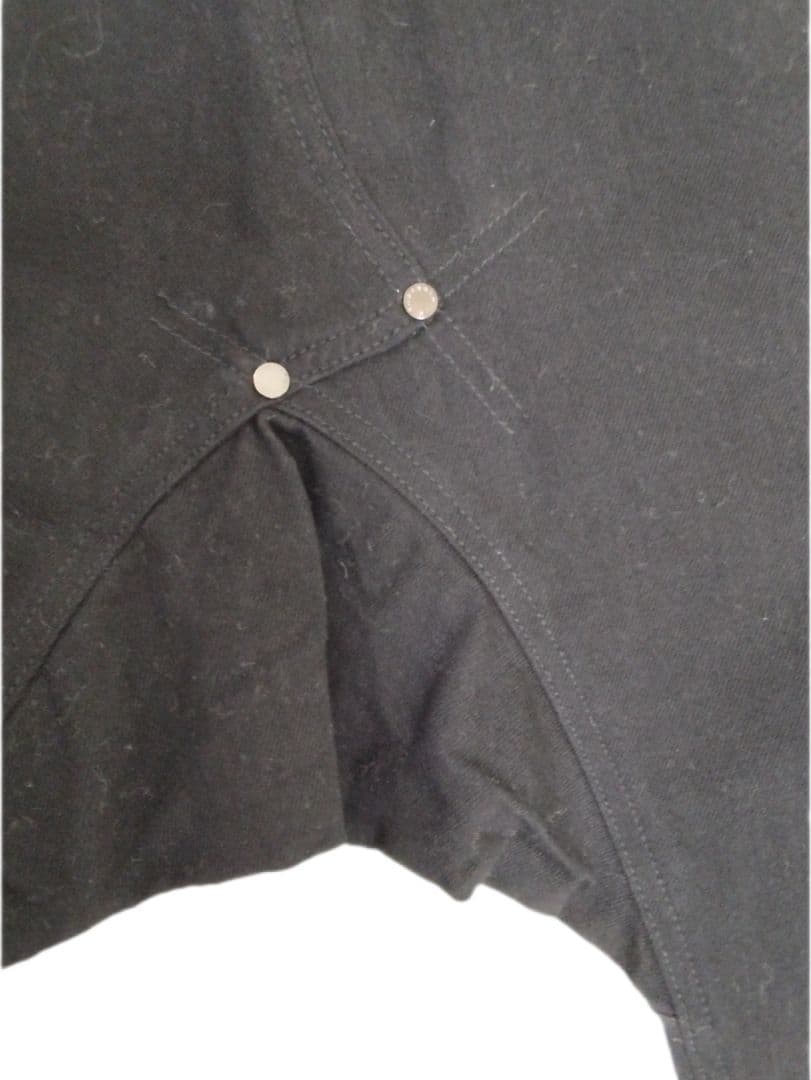 新品未使用　FUMITO GANRYUブラックデニム　サルエルパンツ